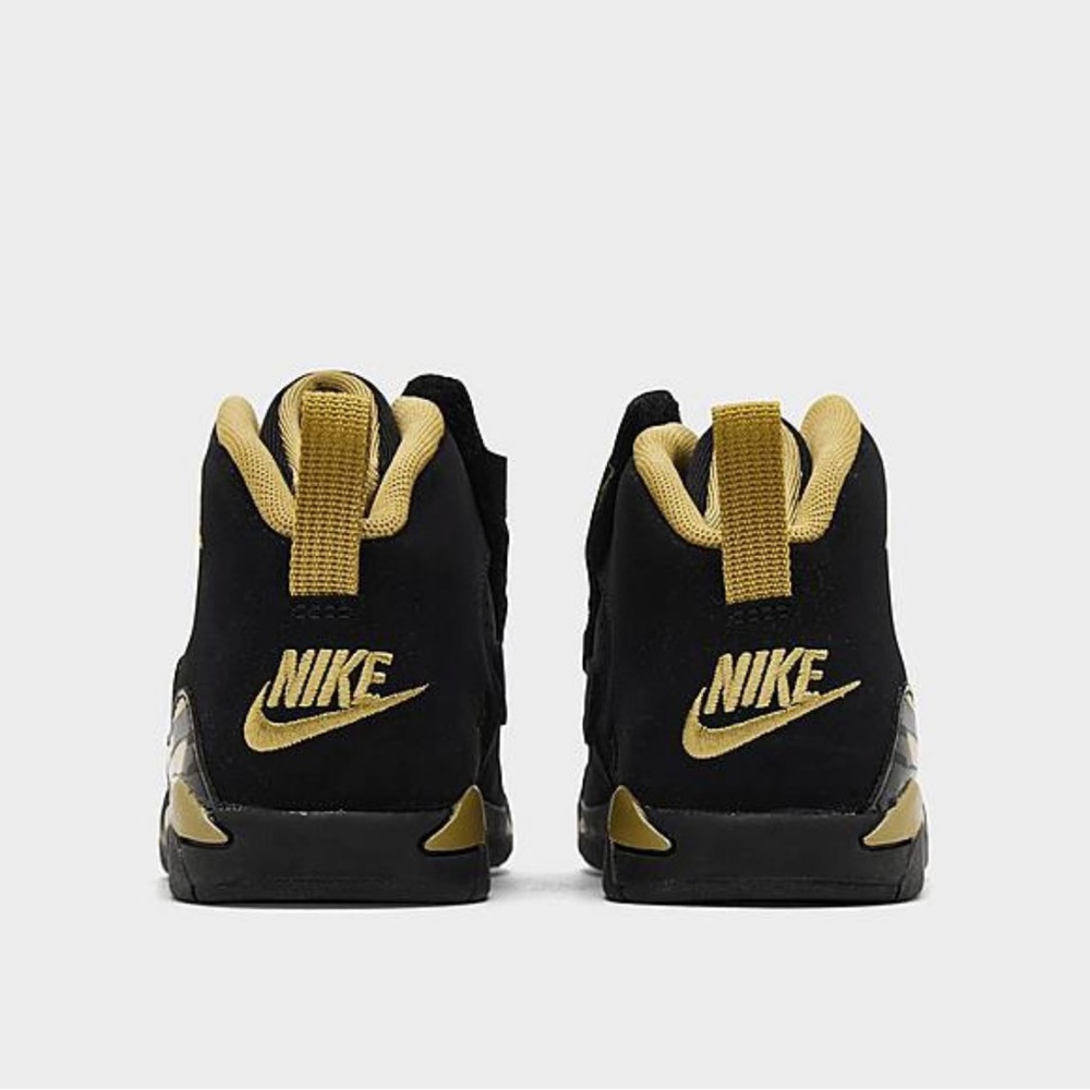 Nike Air Jordan Jumpman MVP Black/ Metallic Gold Toddler Size Sneaker Shoes - Picture 3 of 9